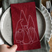 Tomtar Red Napkins - Pack of 16 | Annie Mo's