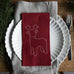 Sten Red Napkins - Pack of 16