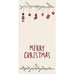 Merry Christmas Napkins 16 per Pack 40x40cm