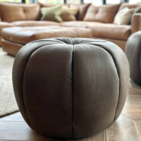 Pumpkin Footstool | Leathers