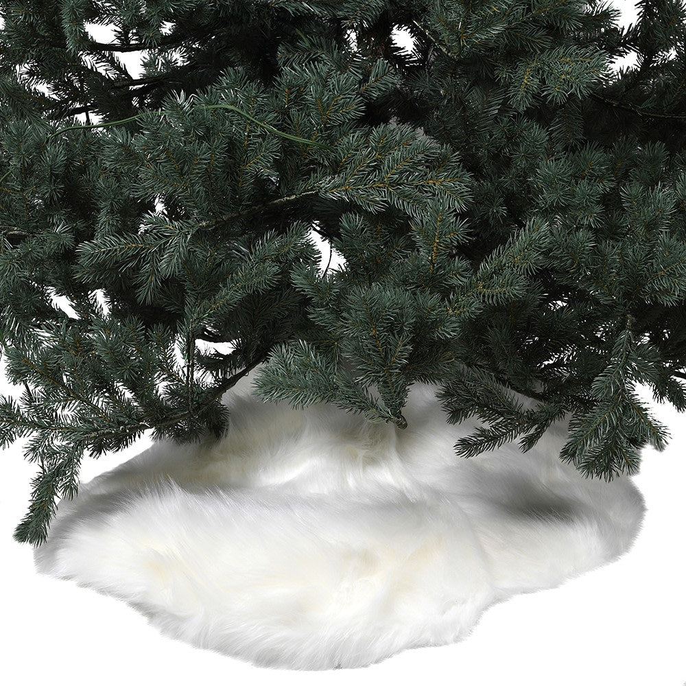 Fur Fur Snow White Tree Skirt 130cm | Annie Mo's