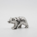 Antiqued Silver Polar Bear Dinner Candle Holder 11cm