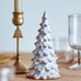 Auden White Deco Stoneware Christmas Tree - Size Choice