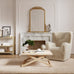 Sumptuous Ivory Faux Fur Armchair | Annie Mo's