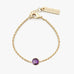 Birthstone Bracelet Gold - Choice of Month Stones