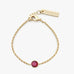 Birthstone Bracelet Gold - Choice of Month Stones