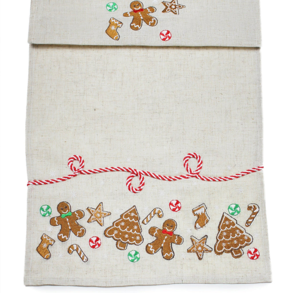 Ginger Bread Man Table Runner 190cm | Annie Mo's