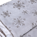 Beige and White Cosy Christmas Throw 150cm