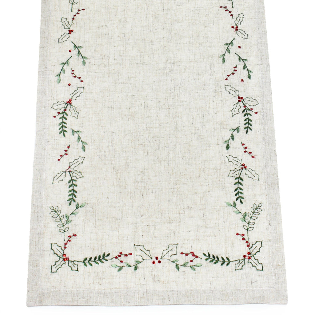 Berry Foliage Table Runner 190cm | Annie Mo's