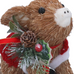 Bristle Pig with Santa Coat and Holly