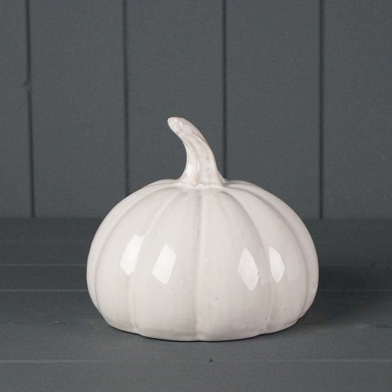 Glazed Ceramic Pumpkin 13.6cm | Annie Mo's