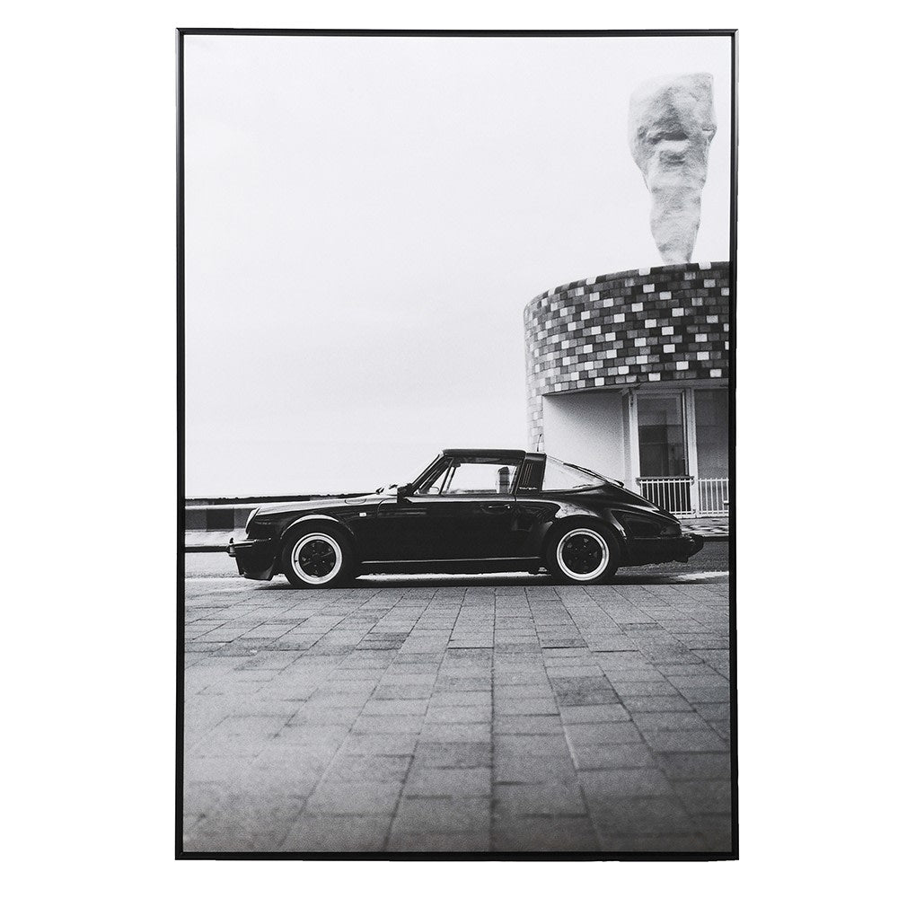 Porsche on the Boulevard Framed Picture 120cm | Annie Mo's