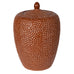 Umber Dimpled Ceramic Jar 38cm | Annie Mo's