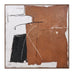 Square Textured Framed Canvas 100cm. | Annie Mo's