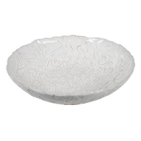 White Oak Leaf Ceramic Serving Bowl 31cm | Annie Mo's