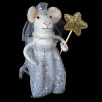 White Fairy Godmother Mouse 12cm | Annie Mo's