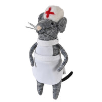 Noelle Nurse Mouse 12cm | Annie Mo's