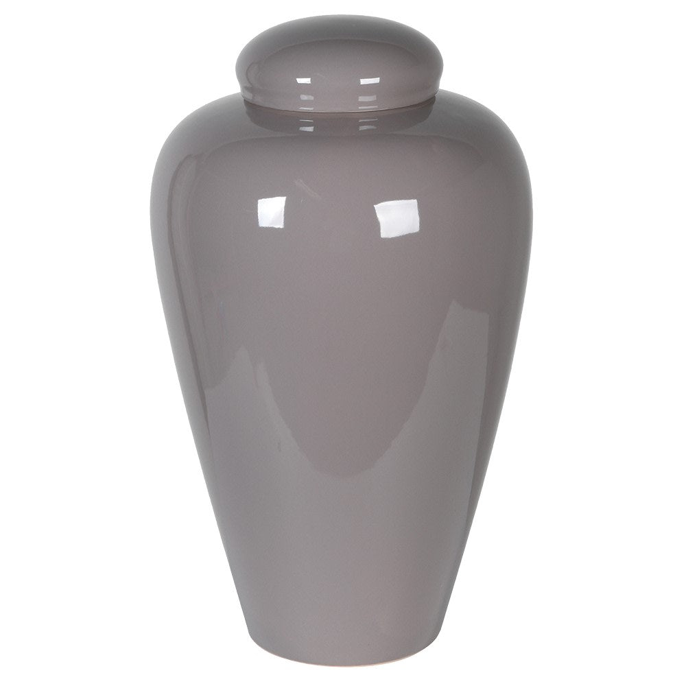 Taupe Ceramic Jar 39cm | Annie Mo's