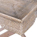 Bermuda White-wash Rattan Butlers Tray On Stand 71cm