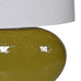 Olive Green Ceramic Table Lamp with Shade 50cm