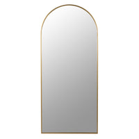 Gold Frame Arch Wall Mirror 180cm | Annie Mo's