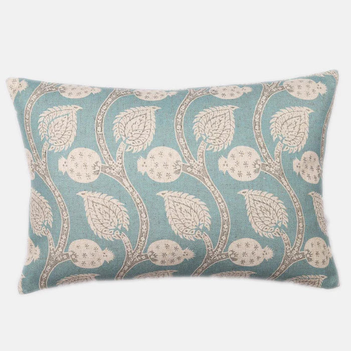 Blueberry Dove Cushion with Feather Inner 35cm x 50cm | Annie Mo's