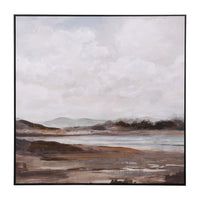 Misty Landscape Print On Canvas 102cm | Annie Mo's