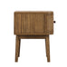 Cayman Smoked Bedside Cabinet 52cm