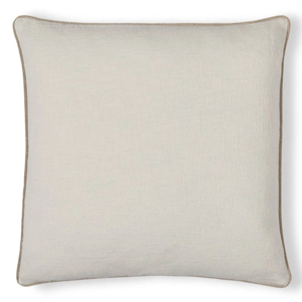 Jasper Square Cushion Ramie Cotton | Off White/Natural 50x50cm | Annie Mo's