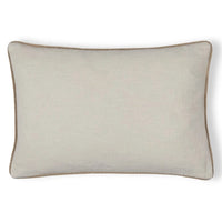 Bertie Small Oblong Cushion Cotton Ramie | Off White/Natural 30x45cm