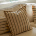 Jasper Square Cushion Stitched Stripe 50x50cm | Annie Mo's