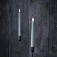 Light Grey LED Candles  | Set of Two | Annie Mo's