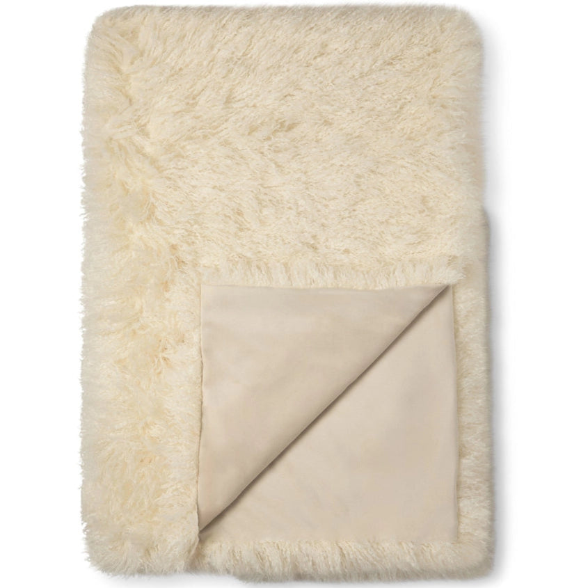 Small Blanket Afghan | Cream 160x130cm | Annie Mo's