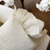 Antique Cream Salcombe Frill Ruffle Cushion 40x50cm