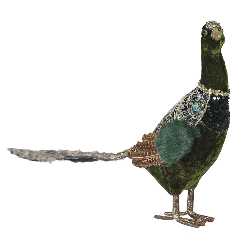 Large Green Standing Pheasant 75cm | Annie Mo's