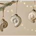 Dachin Shell Baubles - Rustic Gold - Set of Four