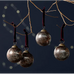 Daya Baubles - Antique Burgundy - (Set of 4) 8cm | Annie Mo's