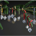 Dew Drop Baubles - Silver and Clear Boxed Set of Twelve