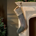 Dhanda Recycled Wool Stocking - Moss and Natural