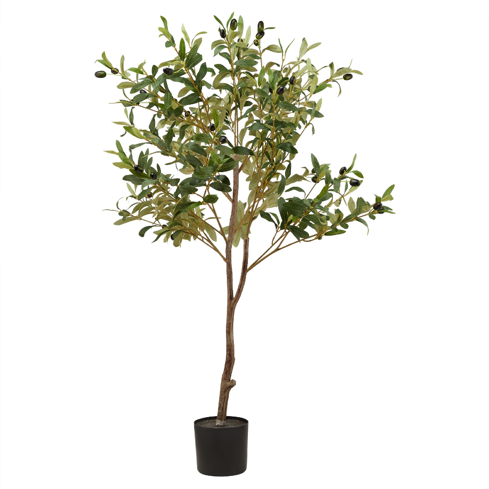 Faux Olive Tree in Black Pot 100cm - Annie Mo's