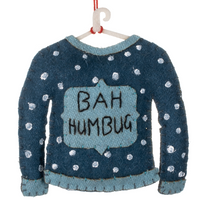 Felt Bah Humbug Jumper 10cm | Annie Mo's