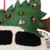 Felt Van with Tree 14cm