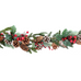 Fir Garland with Snowy Cones and Red Berries | Annie Mo's