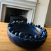 Emmerdale Dark Blue Bowl with Balls on Rim