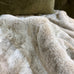 Faux Fur Caramel Throw 130 x 170cm