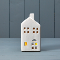 Glazed Ceramic House Tealight 17cm | Annie Mo's