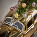 Golden Christmas Car - Size Choice