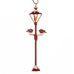 Hanging Red Lamp Post with Robins 12cm | Annie Mo's