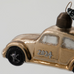 Hanging Shiny Gold Car 10.5cm