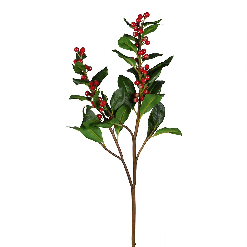 Holly and Berry Stem 68cm | Annie Mo's